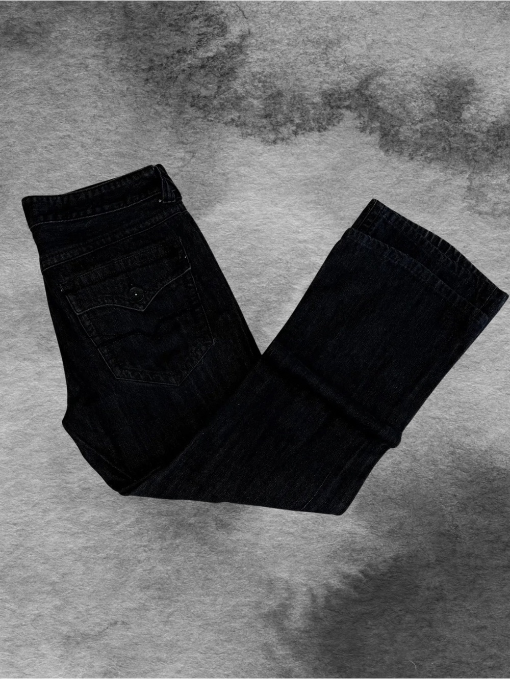 Guess Men's Black Bootcut Jeans